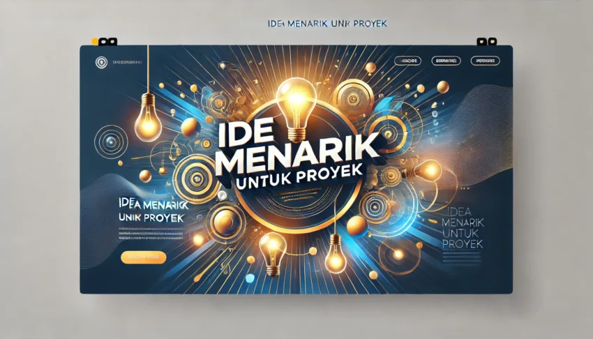 Ide Menarik Untuk Proyek 9 Ide Menarik Untuk Proyek