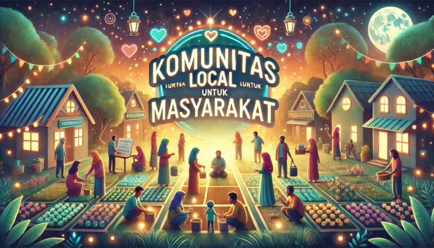 Komunitas Lokal untuk Masyarakat 5 Komunitas Lokal untuk Masyarakat