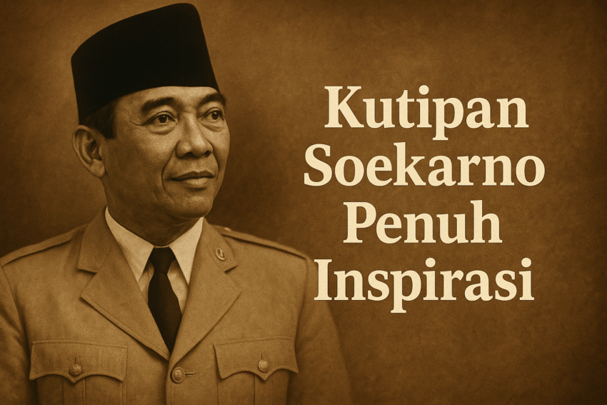 Kutipan Soekarno Penuh Inspirasi 1 Kutipan Soekarno Penuh Inspirasi
