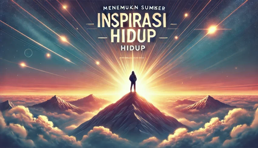 Menemukan Sumber Inspirasi Hidup 6 Menemukan Sumber Inspirasi Hidup