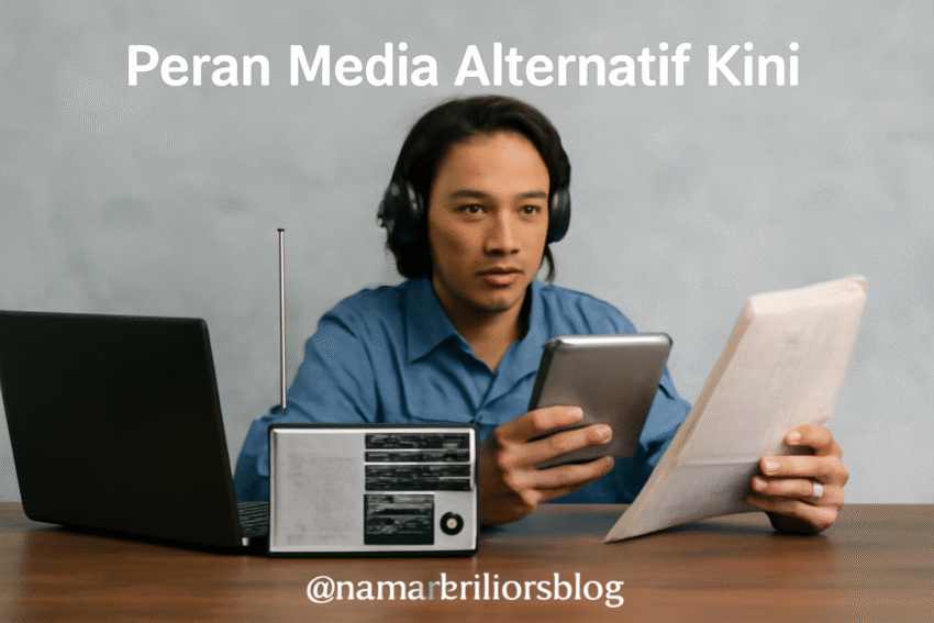 Peran Media Alternatif Kini 6 Peran Media Alternatif Kini