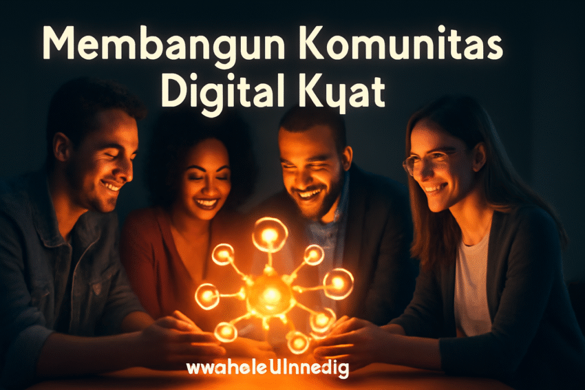 Membangun Komunitas Digital Kuat 8 Membangun Komunitas Digital Kuat