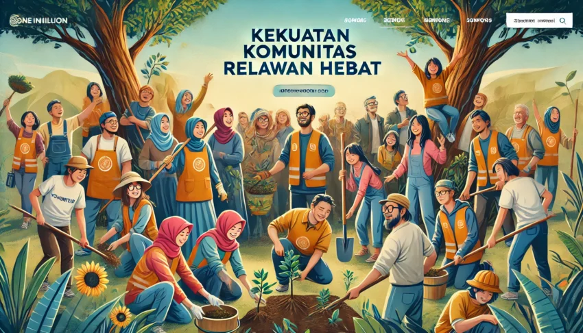 Kekuatan Komunitas Relawan Hebat