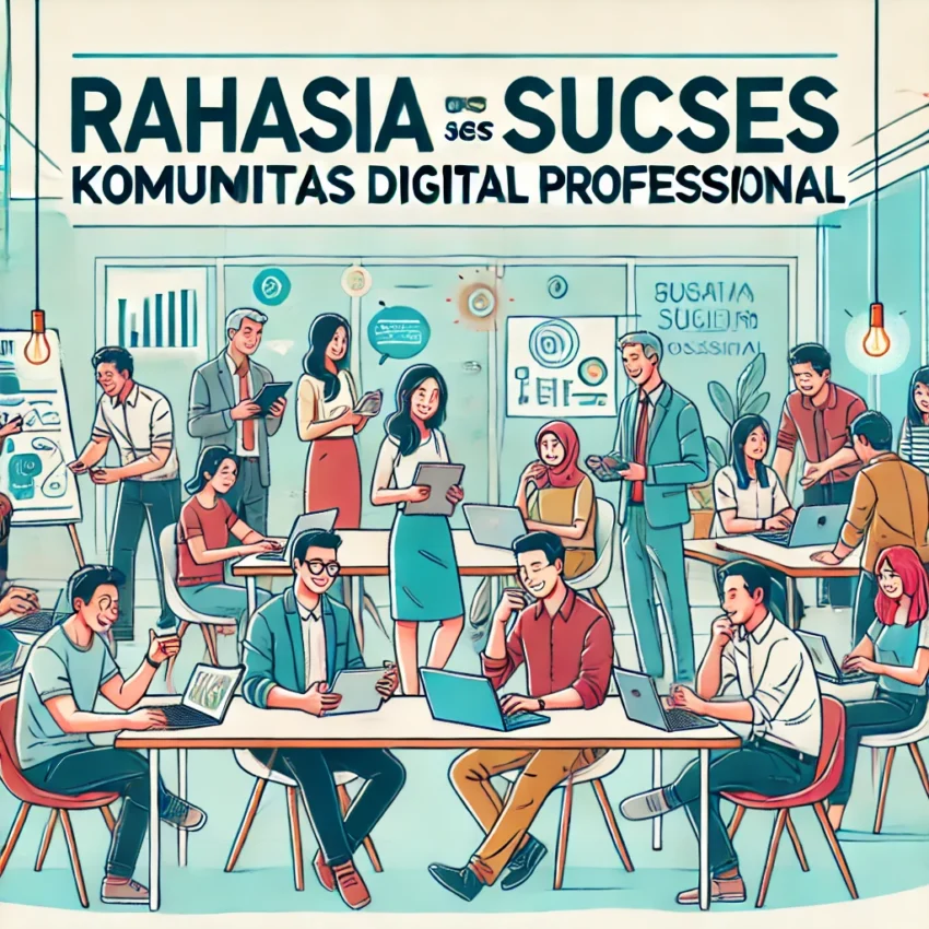 Rahasia Sukses Komunitas Digital Profesional