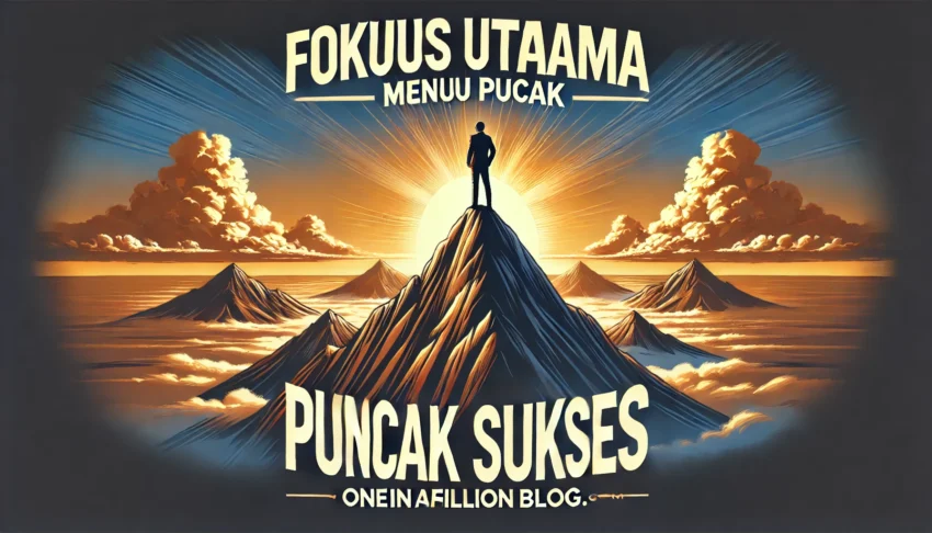 Fokus Utama Menuju Puncak Sukses