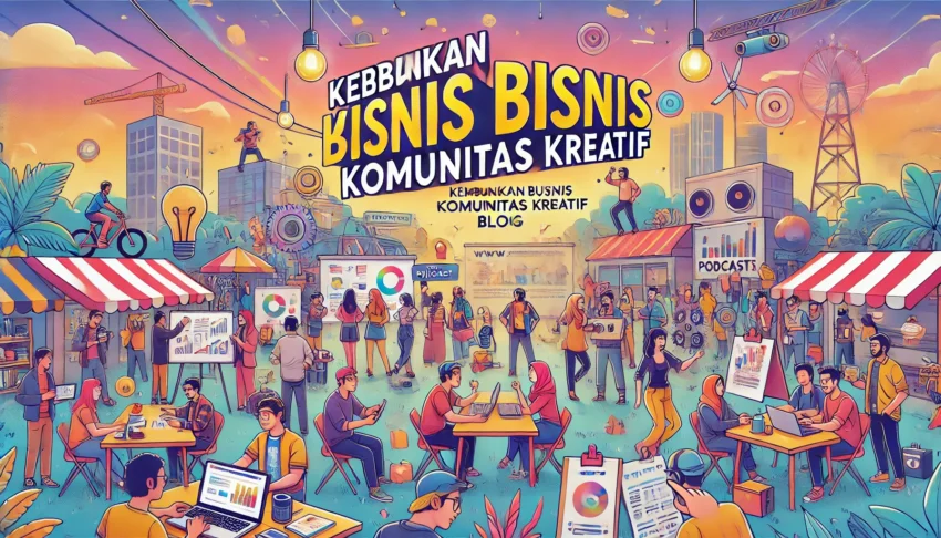 Kembangkan Bisnis Komunitas Kreatif 1 Kembangkan Bisnis Komunitas Kreatif