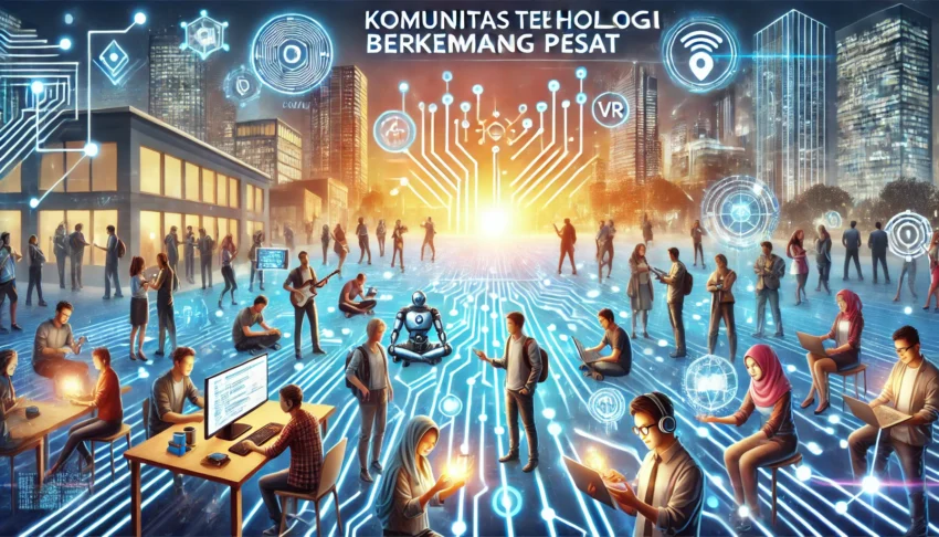 Komunitas Teknologi Berkembang Pesat 1 Komunitas Teknologi Berkembang Pesat
